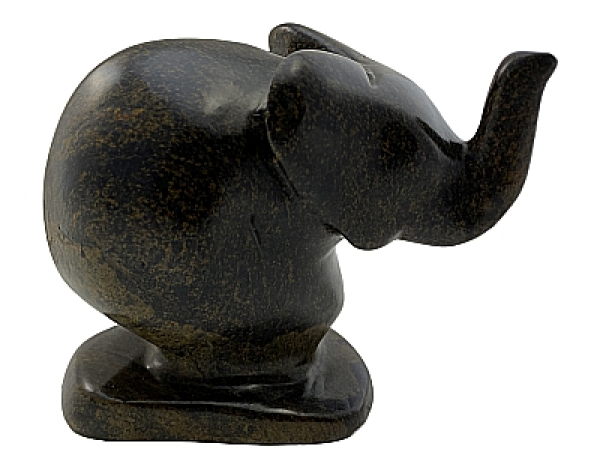 Shona Skulptur "Elefant" aus Serpentin